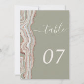 Tafel nummer 5x7" (Voorkant)