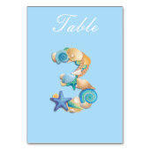 Tafel Nummerkaart Kaart (Achterkant)