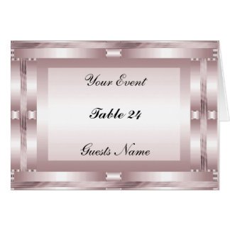 Tafel Nummers Diner Party Menu