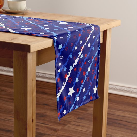 Tafel Runner-4 juli sterren Medium Tafelloper (Voorbeeld)