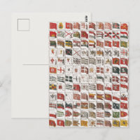 tafel van Zeeen vlaggen, esthetische print