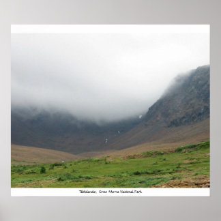 Tafelands, Nationaal Park Gros Morne Poster