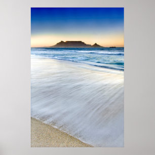 Tafelberg in Tafelbaai Poster
