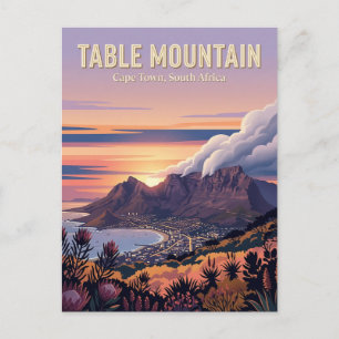 Tafelberg, Kaapstad, West-Kaap Briefkaart