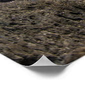 Tafelberg met strand en rotsen poster (Hoek)