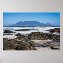 Tafelberg met strand en rotsen
