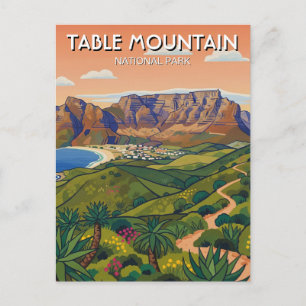 Tafelberg Nationaal Park Zuid-Afrika Briefkaart