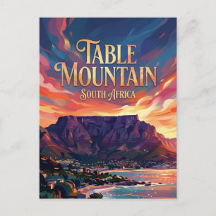 Tafelberg Zuid-Afrika Briefkaart