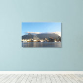 Tafelberg, Zuid-Afrika, Canvas print (Insitu (Houten vloer))