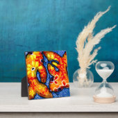 Tafelblad Plaque Koi Vis Abstract Art Print Fotoplaat (Insitu)