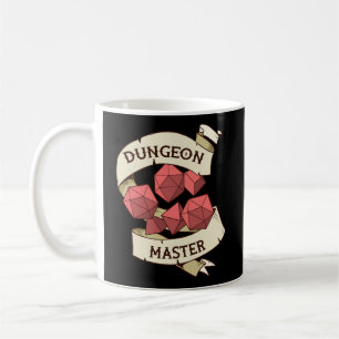 Tafelblad Rol Spel Gift Print Retro RPG Di Koffiemok