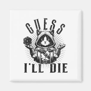 Tafelblad Rpg Gaming Role Playing T-shirt Guess I' Magneet