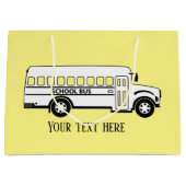 Tafelbuschauffeurs voegen tekst toe  groot cadeauzakje (Voorkant)