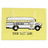 Tafelbuschauffeurs voegen tekst toe  groot cadeauzakje (Achterkant)