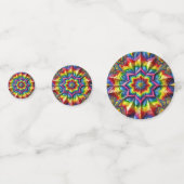 Tafelconfetti met LGBTQ kleuren Confetti (Achterkanten)