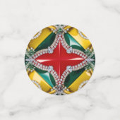 Tafelconfetti met Los Angeles Kleuren Confetti (Kleine voorkant)