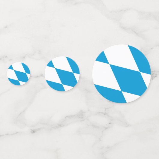 Tafelconfetti met vlag van Beieren Confetti (Voorkanten)