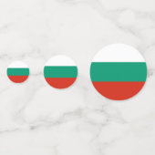 Tafelconfetti met vlag van Bulgarije Confetti (Voorkanten)