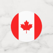Tafelconfetti met vlag van Canada Confetti (Kleine voorkant)