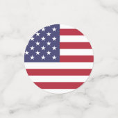 Tafelconfetti met vlag van de VS Confetti (Kleine voorkant)