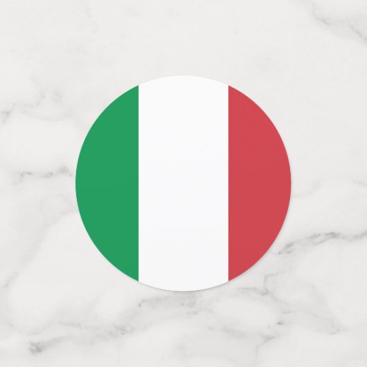 Tafelconfetti met vlag van Italië Confetti (Kleine voorkant)