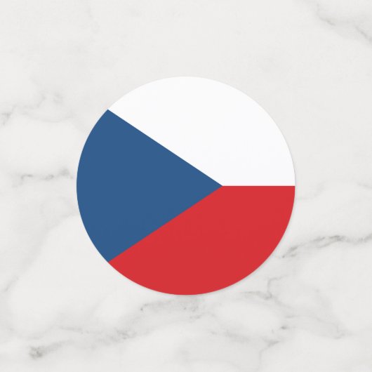 Tafelconfetti met vlag van Tsjechië Confetti (Kleine voorkant)