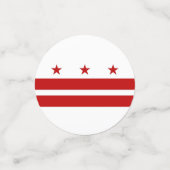 Tafelconfetti met vlag van Washington DC Confetti (Kleine voorkant)