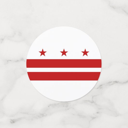 Tafelconfetti met vlag van Washington DC Confetti (Kleine voorkant)