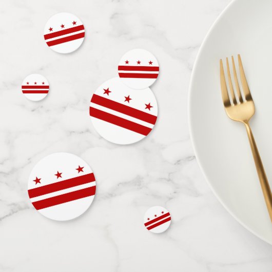 Tafelconfetti met vlag van Washington DC Confetti (Groep)