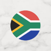 Tafelconfetti met vlag van Zuid-Afrika Confetti (Kleine voorkant)