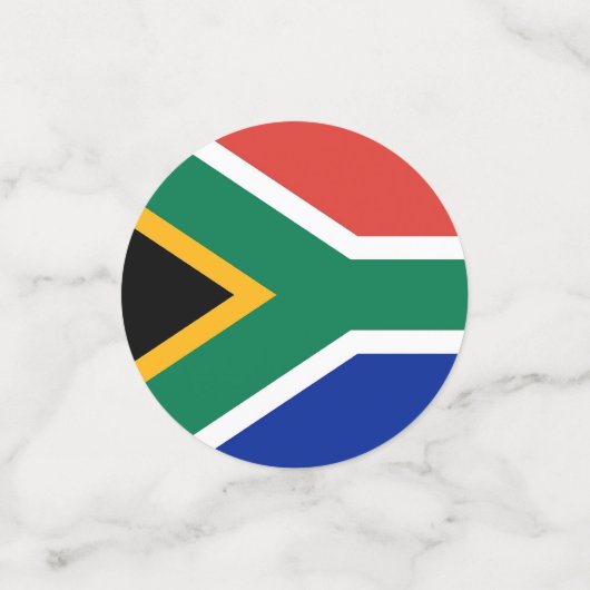 Tafelconfetti met vlag van Zuid-Afrika Confetti (Kleine voorkant)