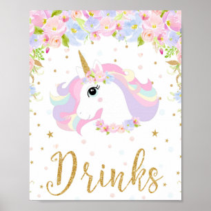 Tafeldecor voor platformindustrie Drinken Poster