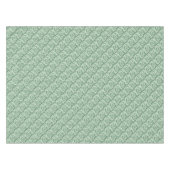 Tafeldoek met groene en witte loof print tafelkleed (Voorkant (Horizontaal))