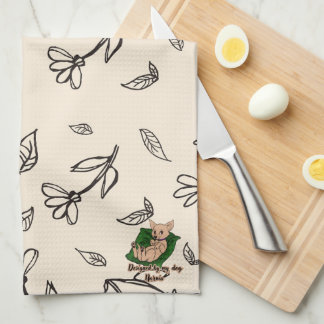 Tafeldoek met madeliefjesbloem theedoek