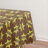 Tafeldoek voor landsheriffs badge tafelkleed (Voorbeeld)