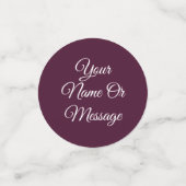 Tafelfetti - Bourgogne Blotch Pansy Confetti (Kleine voorkant)