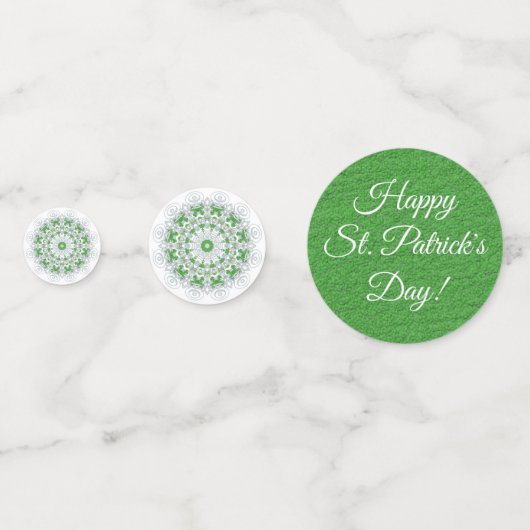 Tafelfetti - Feest van Saint Patrick Confetti (Achterkanten)