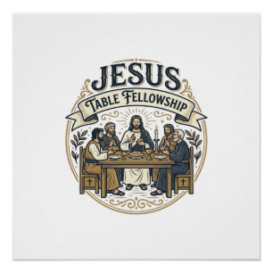 Tafelgemeenschap Jezus Tafelgemeenschap Jezus Chri Perfect Poster