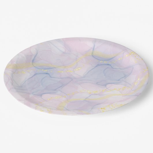 Tafelinstelling verhogen met ronde papieren Borden Papieren Bordje (Gekanteld)