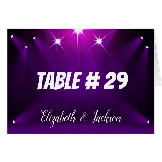 Tafelkaart # 29 - In de Schijnwerpers Huwelijk / F (Voorkant Horizontaal)