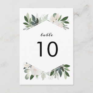 Tafelkaart Garden Blush Kaart