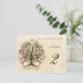 Tafelkaarten voor bruine wervelkolom briefkaart (Staand voorkant)