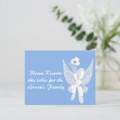 Tafelkaartjes voor de bruiloft kaart (Staand voorkant)