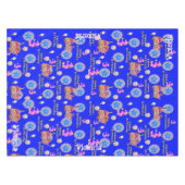 Tafelkleding, Happy 3rd Birthday, #3 Blue Tafelkleed (Voorkant (Horizontaal))