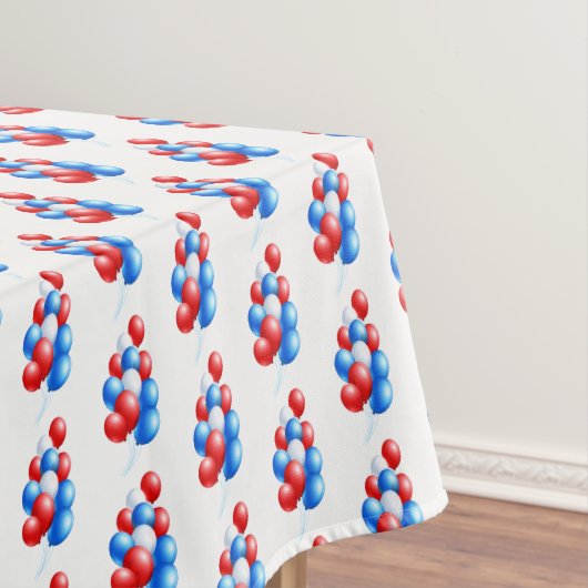 Tafelkleed 4 juli ballonnen (Voorbeeld)