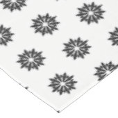 Tafelkleed "60x84" Zwart Bloemen (Gekanteld)