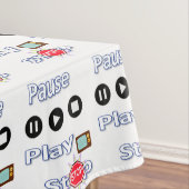 Tafelkleed Afspelen Pauze Stop (Voorbeeld)