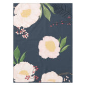 Tafelkleed Baby Roze Kosmos op Navy (Voorkant)