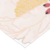 Tafelkleed Baby Roze Kosmos op Wit (Gekanteld)