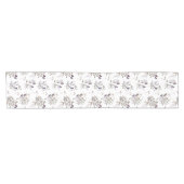 Tafelkleed met waterverf bloemen (Horizontaal)